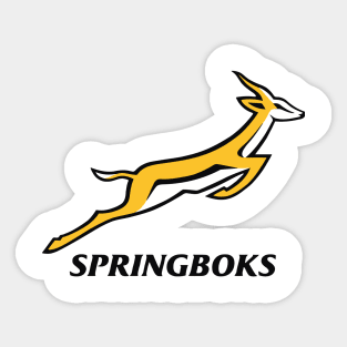 Springboks - The South Africa national rugby union team Sticker